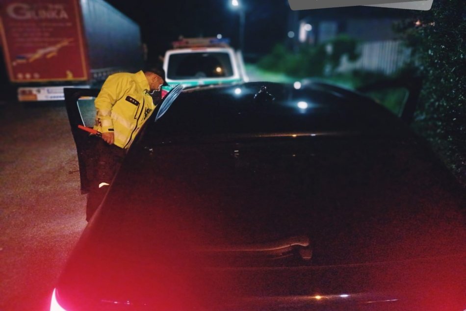 V OBRAZOCH: Policajná kontrola kamionistov v Banskobystrickom kraji