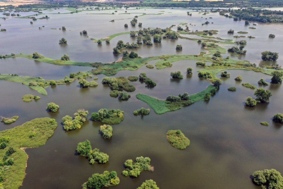 Zaplavená cyklotrasa EuroVelo 13