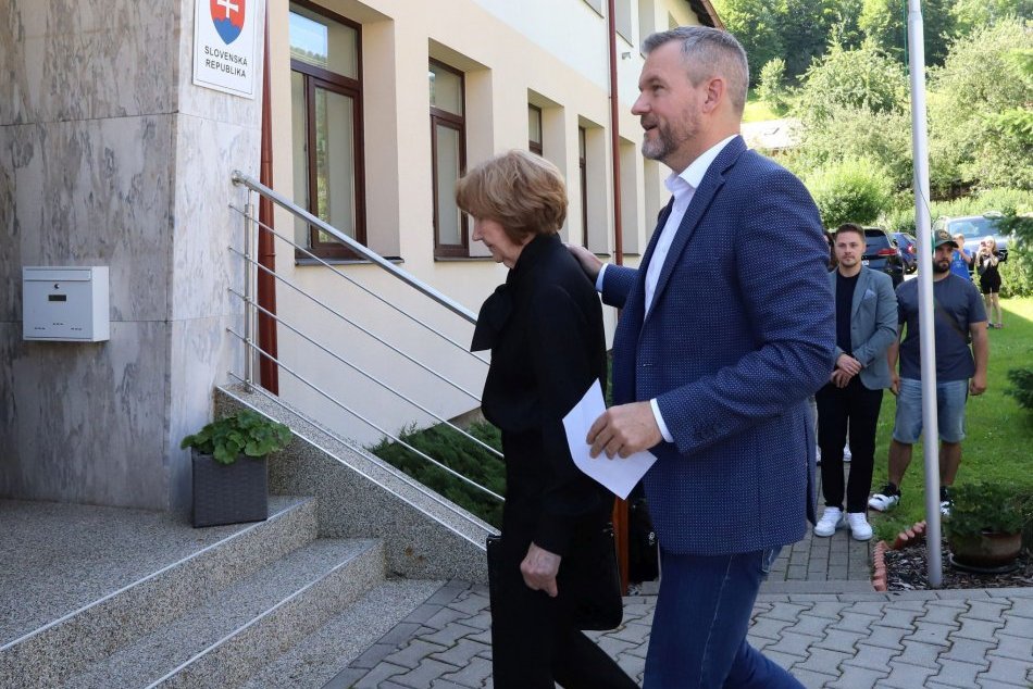 Peter Pellegrini počas eurovolieb 2024