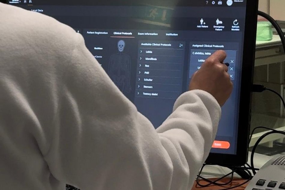 V OBRAZOCH: Nový röntgen s prvkami využitia umelej inteligencie.