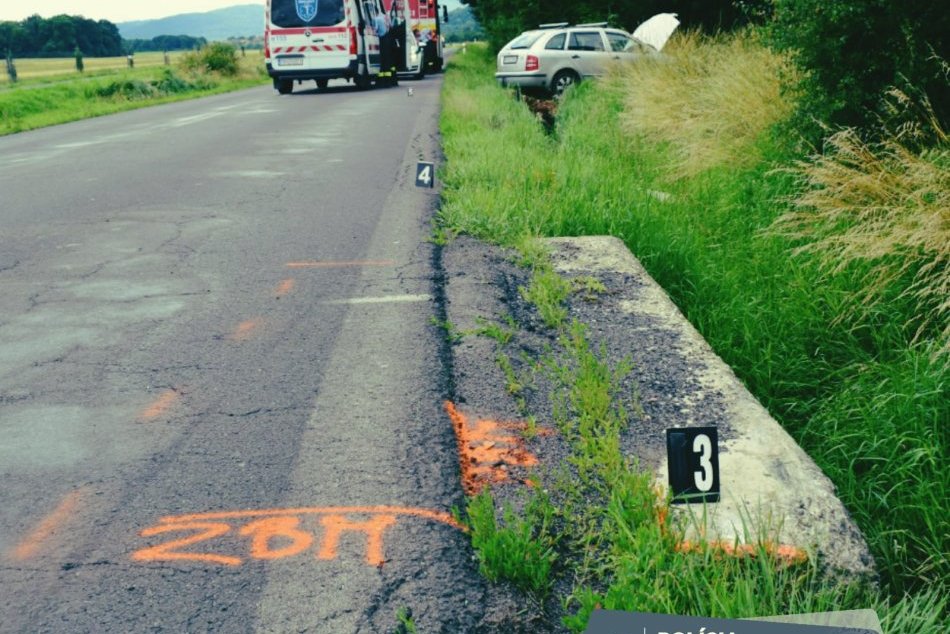 V OBRAZOCH: Vodičovi prišlo nevoľno, pri havárii utrpel ťažké zranenia
