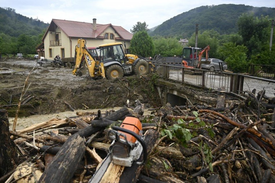 Prudké dažde spôsobili na východe poriadne problémy