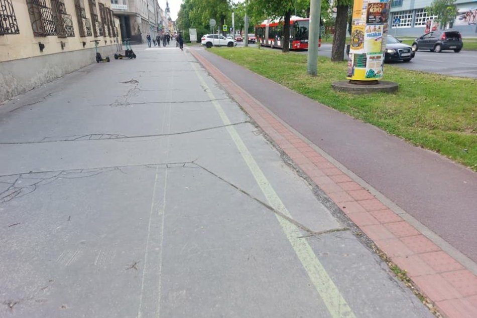 Zvláštne riešenia cyklochodníkov v Prešove