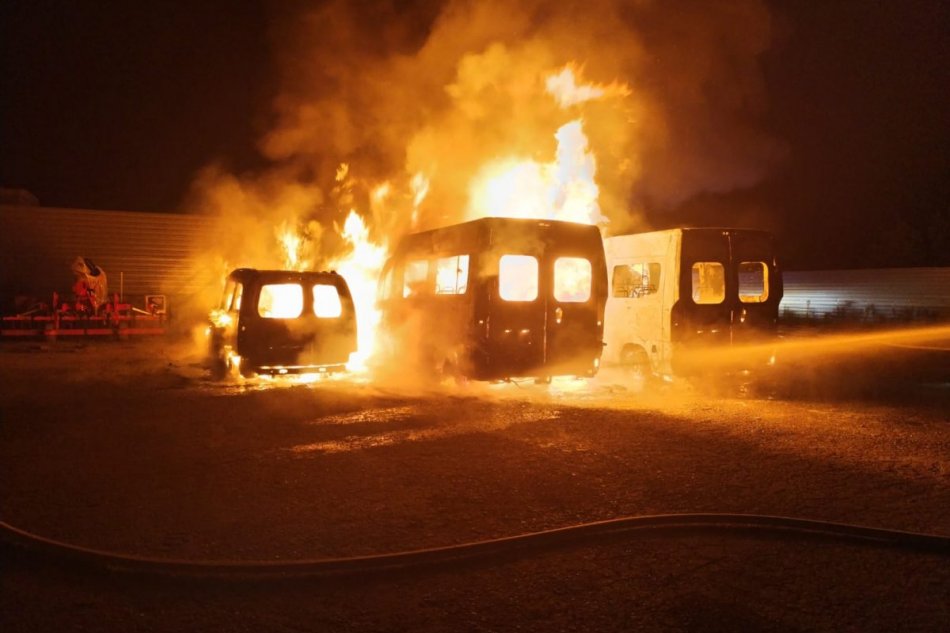 Požiar v obci Jarok