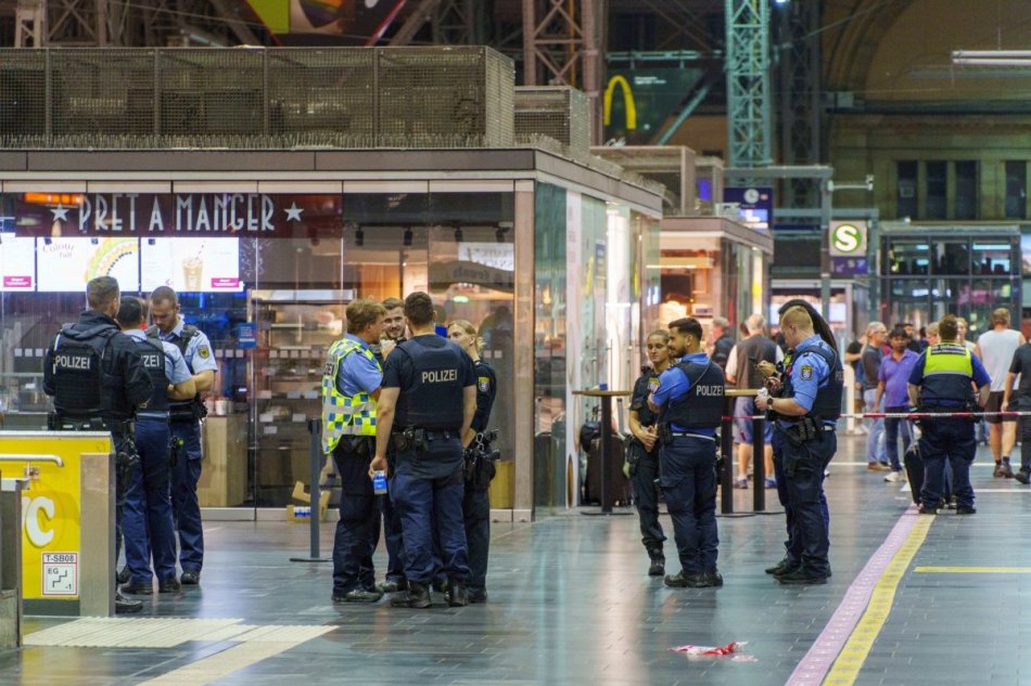 Streľba na stanici vo Frankfurte