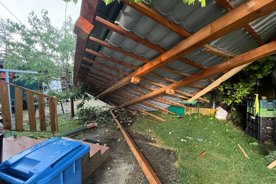 Búrky narobil v Trnavskom kraji problémy