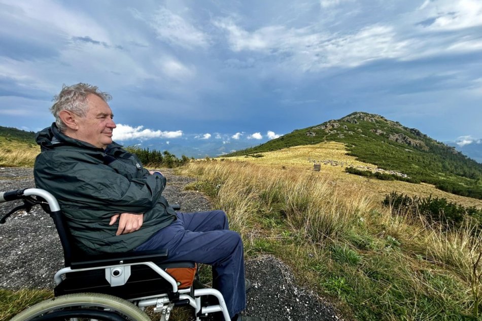 Miloš Zeman na dovolenke na Slovensku