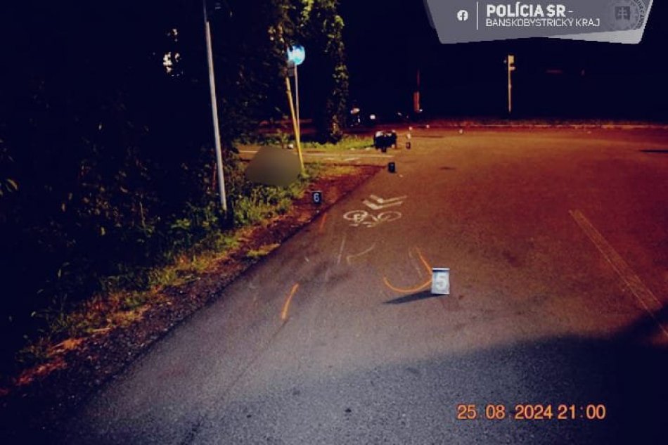 V OBRAZOCH: Tragická nehoda motocykla v Lučenci