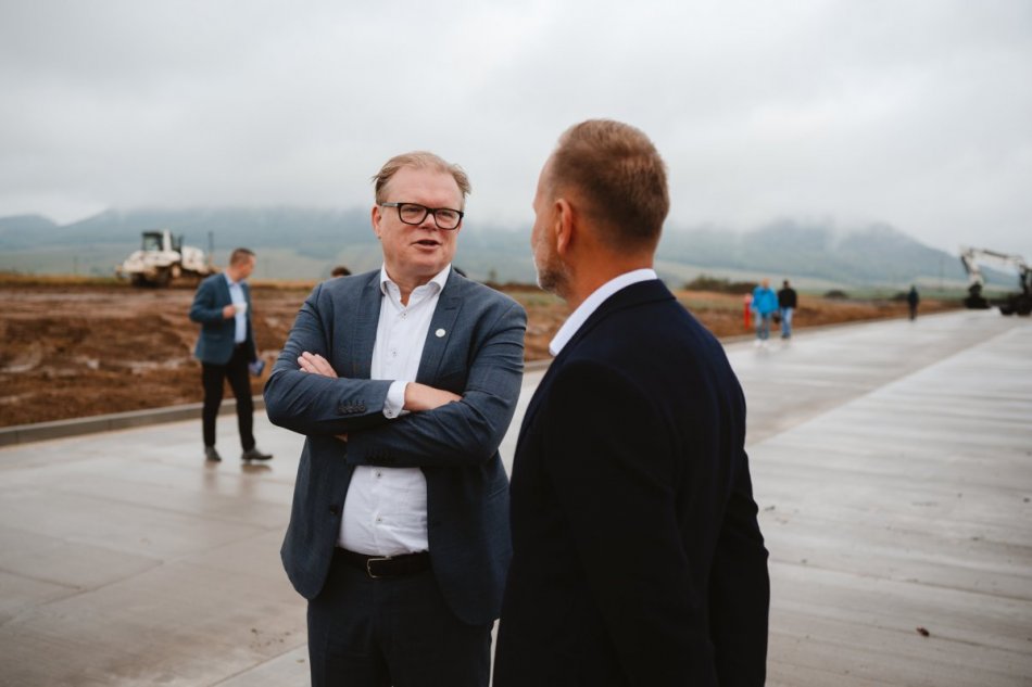 Začiatok výstavby nového závodu Dejong v Prešove