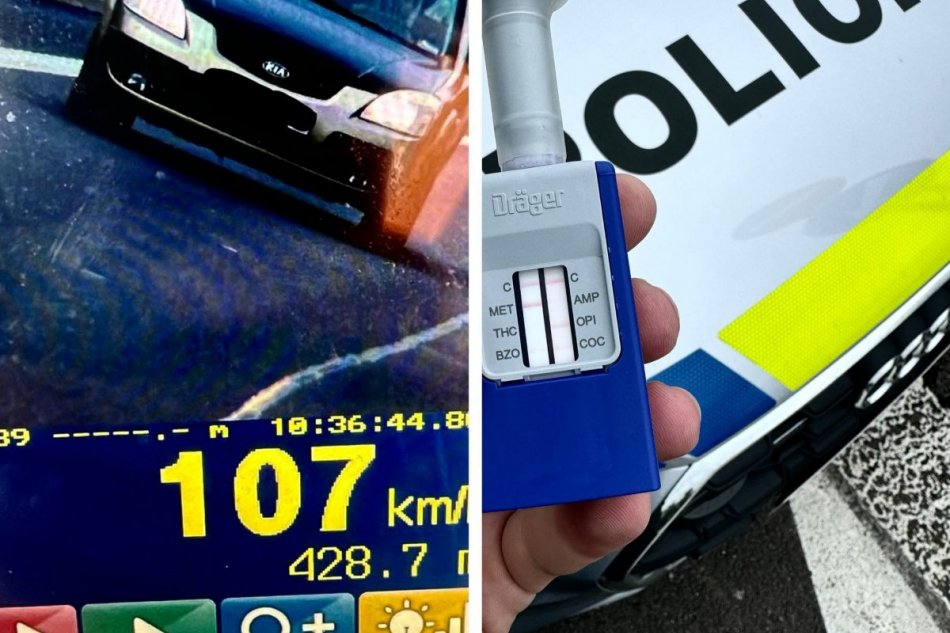 Mladý vodič sa previnil nielen prekročením rýchlosti