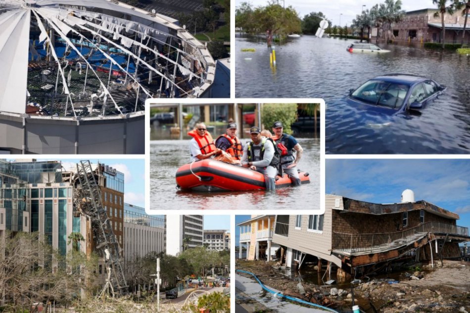 Škody spôsobené hurikánom Milton