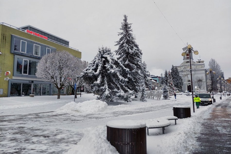 Prvý sneh v Poprade napadol v závere novembra