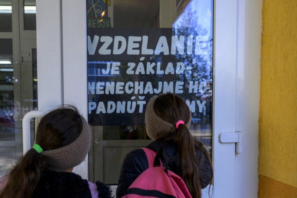 Tichý protest školy v Prešove