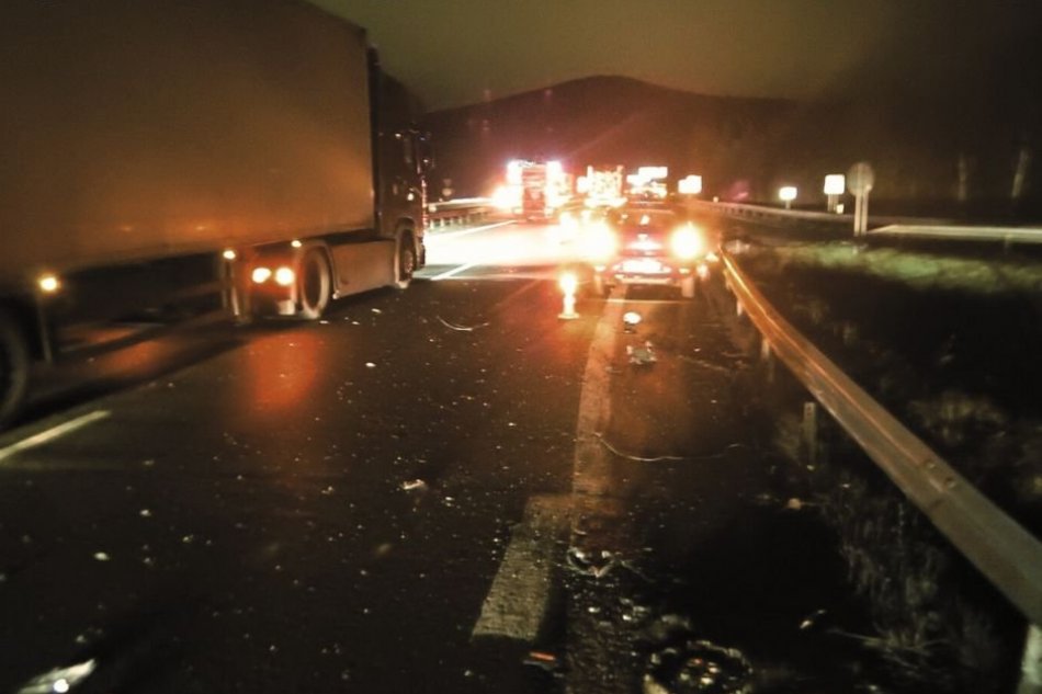 V OBRAZOCH: Zrážka s hovädzím dobytkom na R1