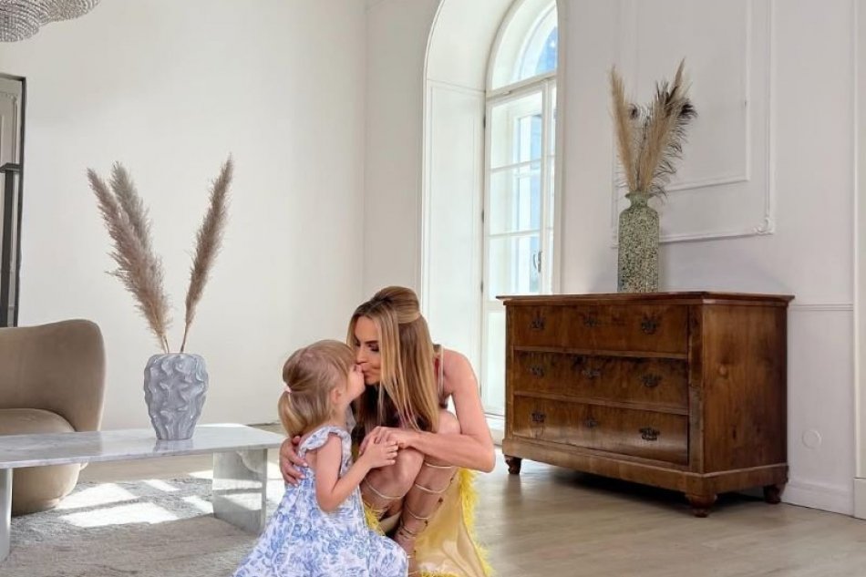 Erika Judínyová s dcérkou Ellou