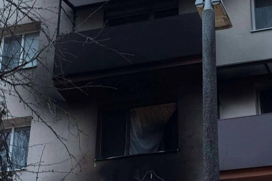 Požiar bytu vo Vrábľoch