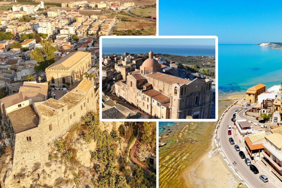 Malebná sicílska dedinka Siculiana