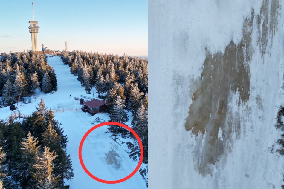 Zjazdovku zaplavili splašky