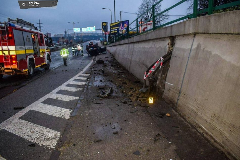 Vážna nehoda na Palackého v Košiciach