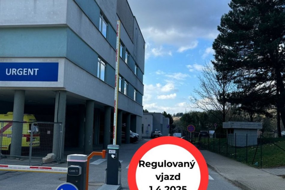 V OBRAZOCH: Regulovaný vjazd do areálu Rooseveltovej nemocnice