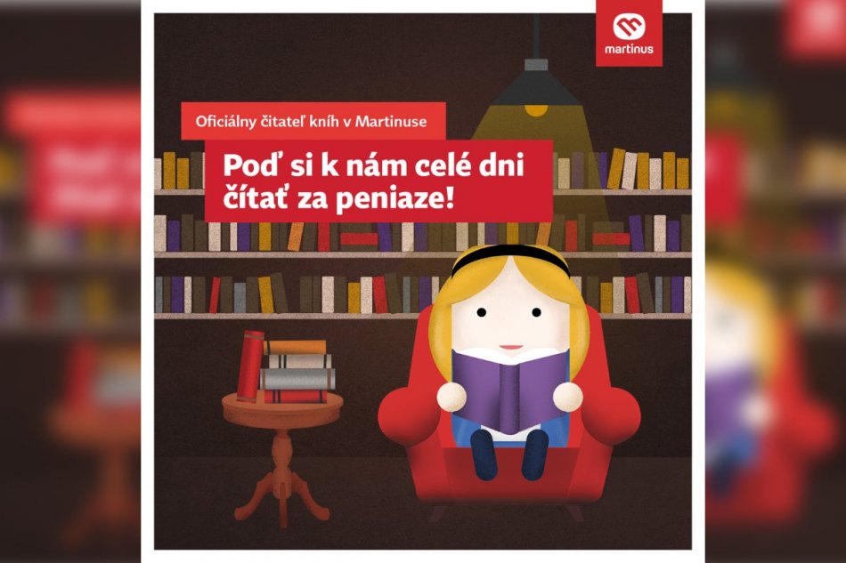 1. apríl: Oficiálny čitateľ kníh v Martinuse