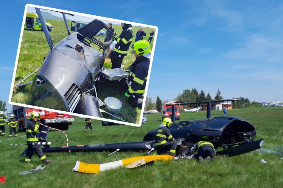 V Česku havaroval civilný vrtuľník