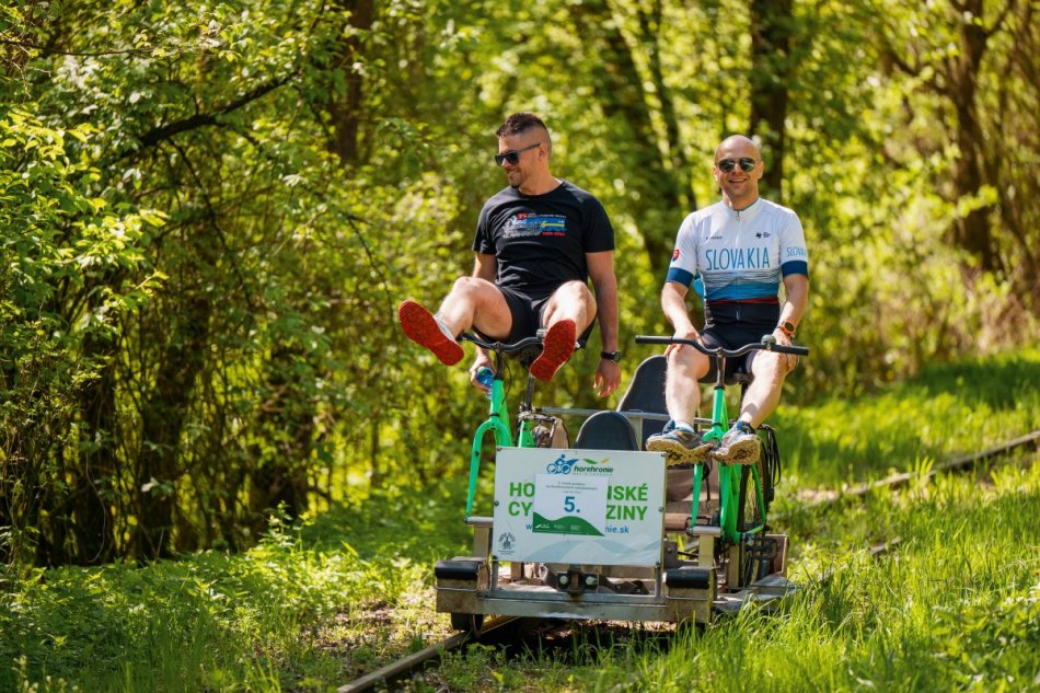 V OBRAZOCH: 5. ročník pretekov na Horehronských cyklodrezinách
