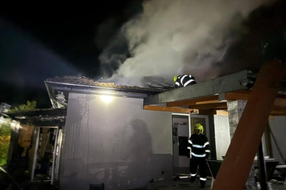 Požiar v Župčanoch zasiahol dom