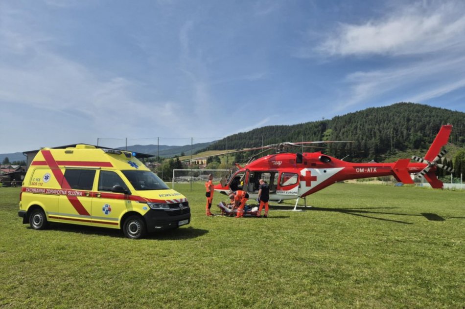 V OBRAZOCH: Záchranári ratovali pacienta s akútnym infarktom