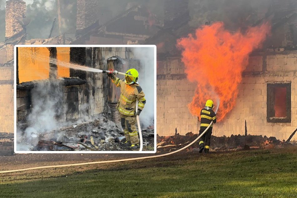 Požiar zničil rekreačné chaty