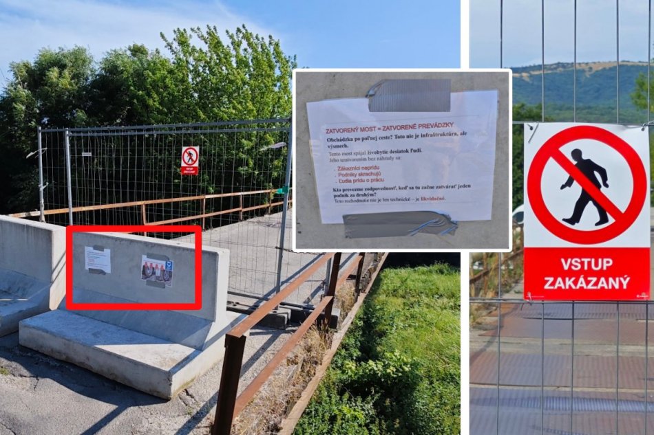 Zatvorili most pri bývalom Zelokvete
