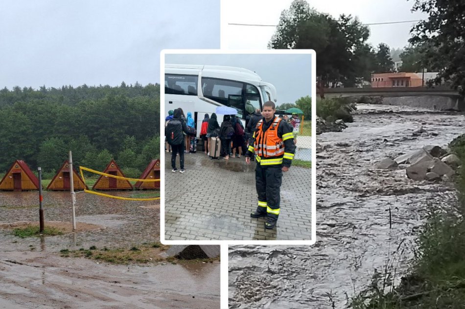 Hasiči evakuovali dva skautské tábory