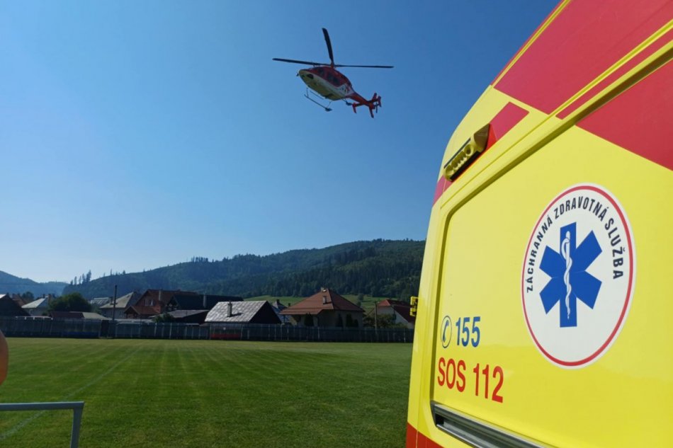 V OBRAZOCH: Záchranári pomáhali pacientovi s akútnym infarktom myokardu