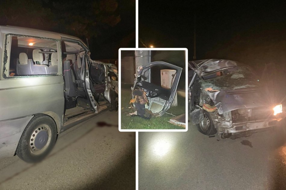 V zdemolovanom aute nechal zranené deti a ušiel