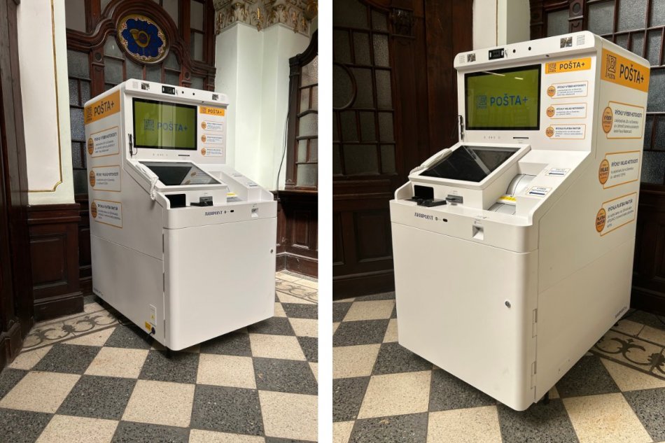 Slovenská pošta spúšťa pilotný projekt samoobslužných kioskov