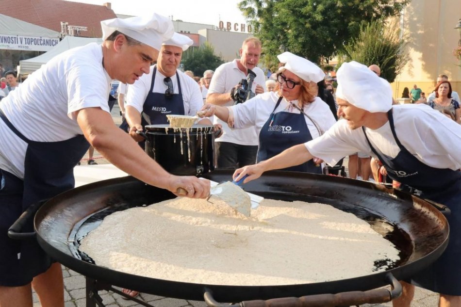 Na hodoch upiekli rekordnú zemiakovú placku