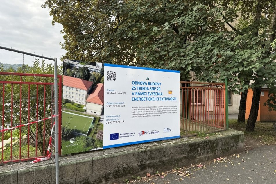 V OBRAZOCH: 65-ročná ZŠ SNP prechádza komplexnou rekonštrukciou