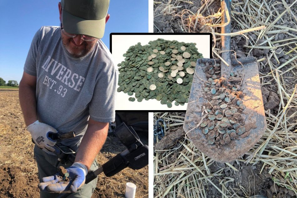 Muž zo zeme vykopal 5-tisíc mincí