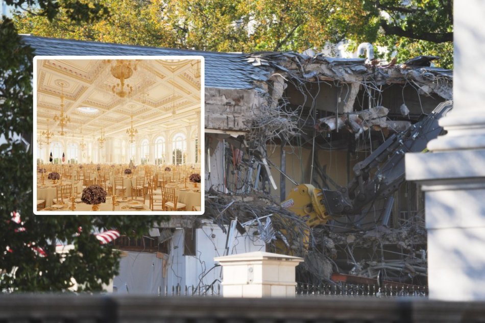 V časti Bieleho domu odštartovali búracie práce