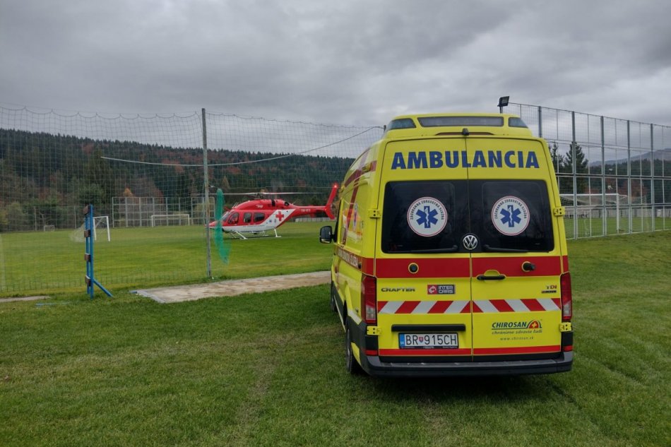 V OBRAZOCH: Záchranári ratovali muža s akútnym infarktom