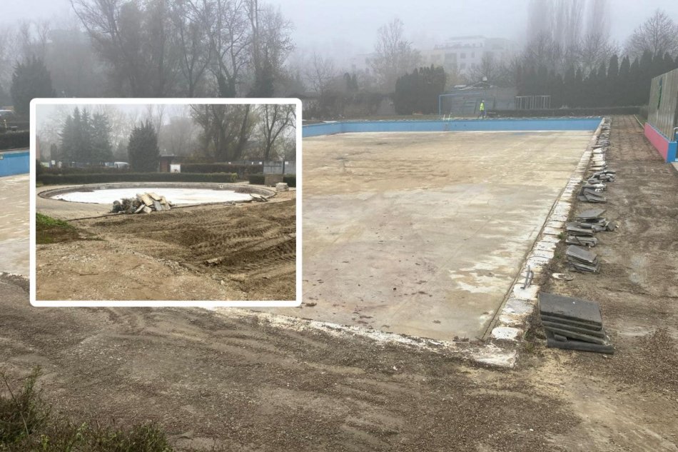 Začala rekonštrukcia kúpaliska Rosnička