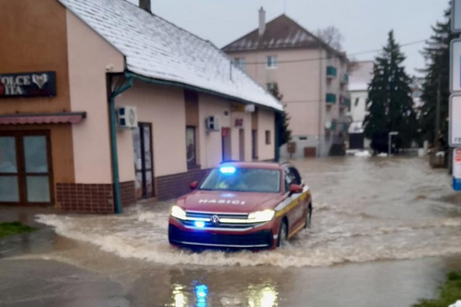 V OBRAZOCH: Záplavy v Banskobystrickom kraji
