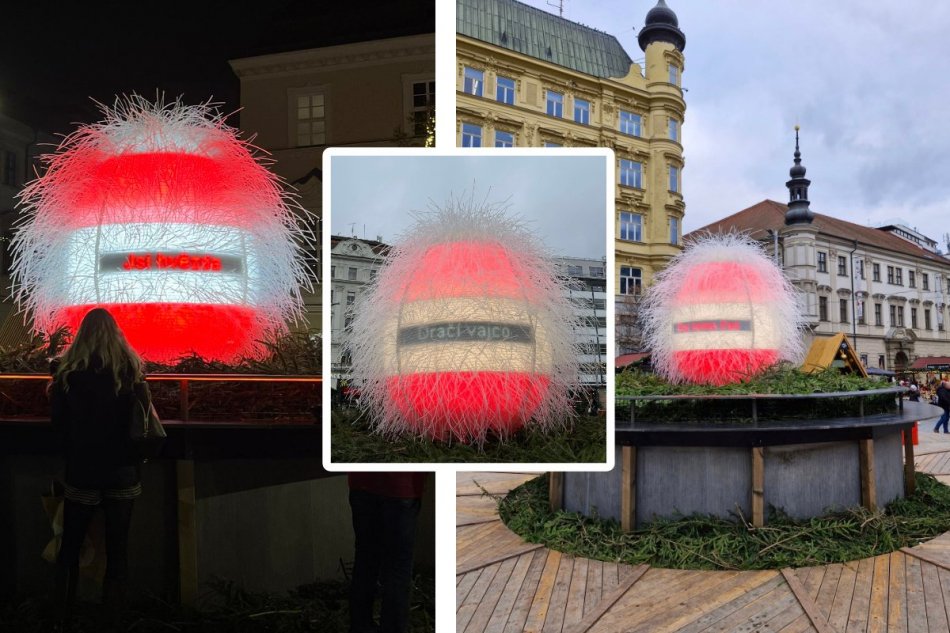 Chlpaté dračie vajce v Brne