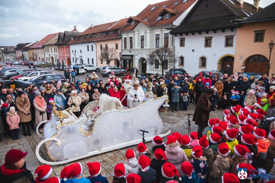 Mikuláš v Poprade 2025