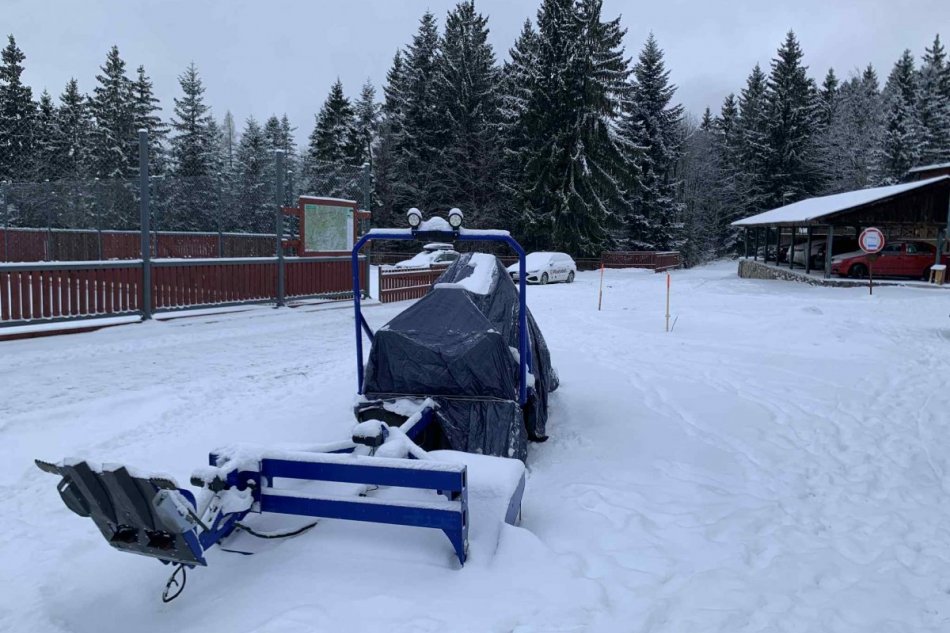 V OBRAZOCH: Bežkárske trate pred prvým novoročným víkendom