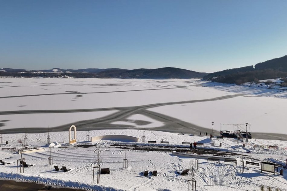 Domaša na zimných záberoch