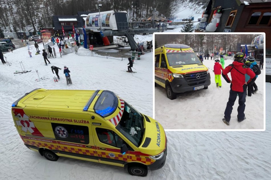 Na zjazdovke museli oživovať 45-ročného muža