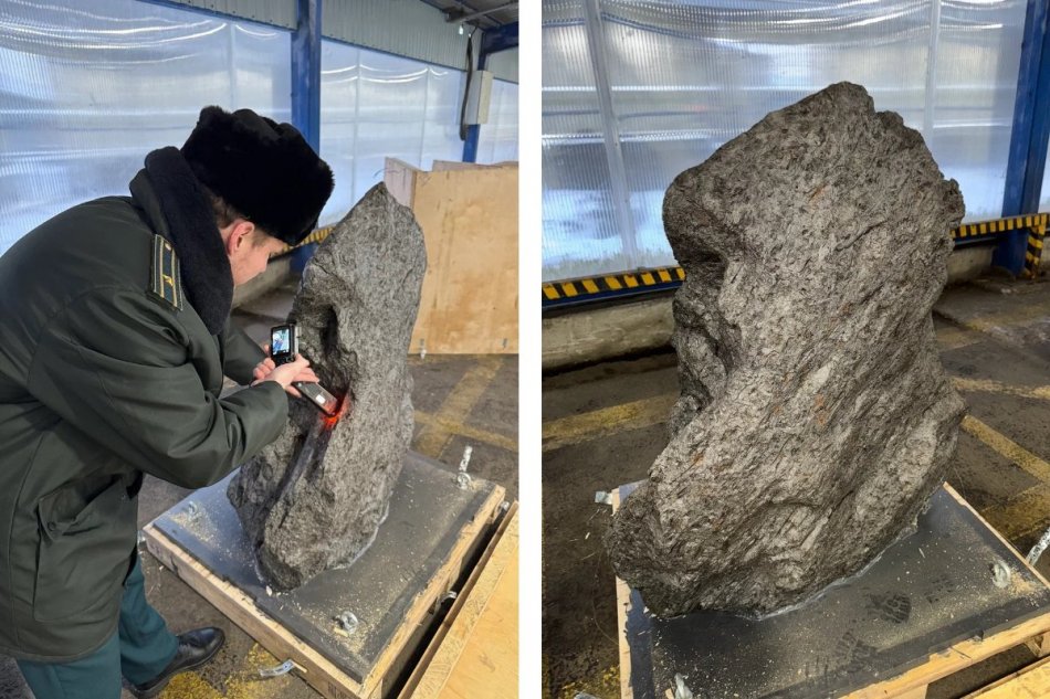 Colníci prekazili pašovanie obrovského úlomku meteoritu