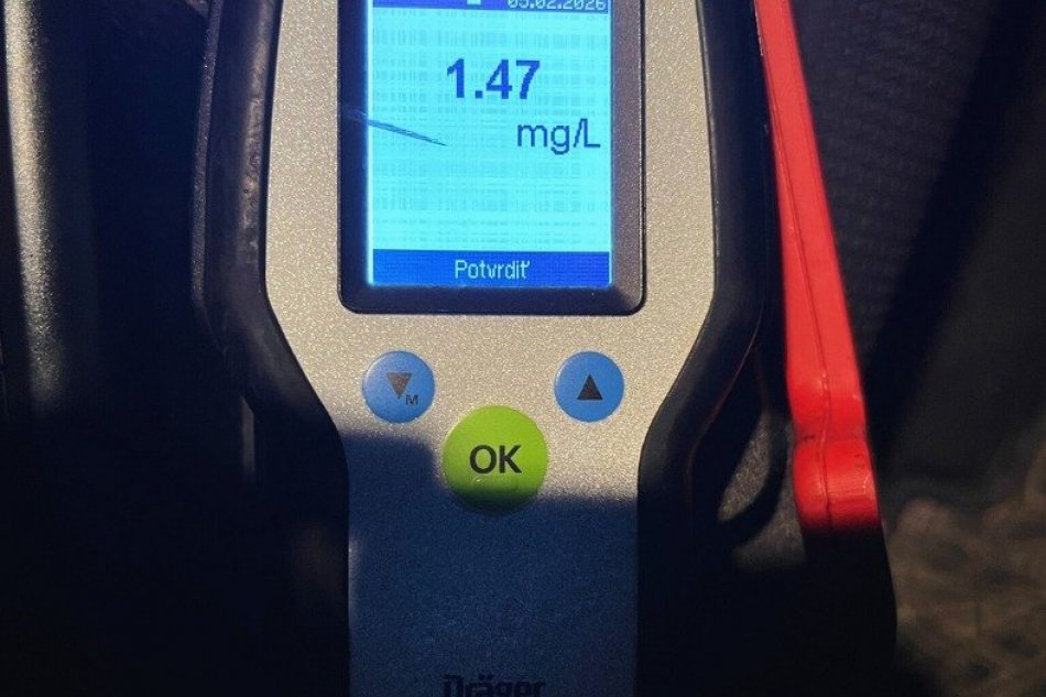 V OBRAZOCH: Opitý muž pri sebe nemal vodičák