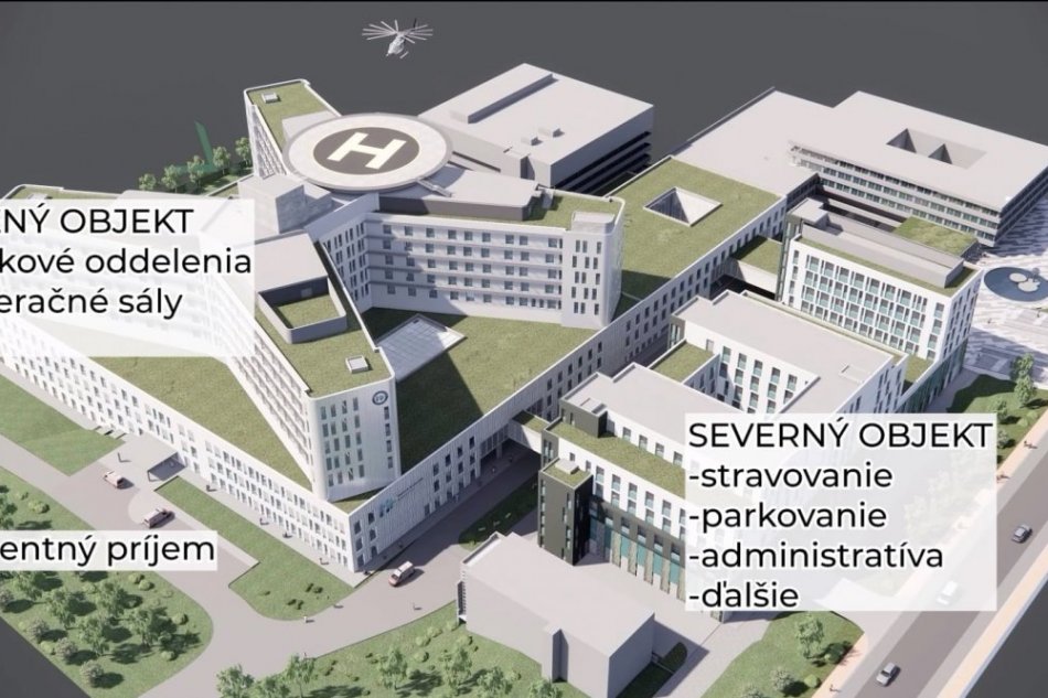 V OBRAZOCH: Vizualizácie novej nemocnice naberajú reálne kontúry